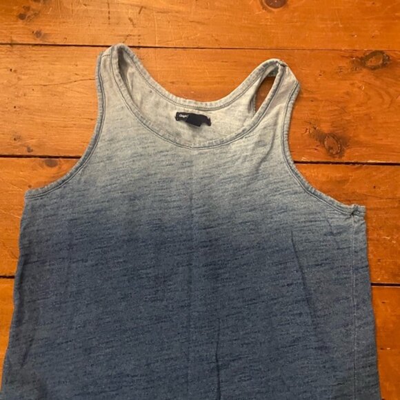 Gap Kids Blue Ombré Sumner Tank Dress Beach Cover Up - Picture 3 of 6